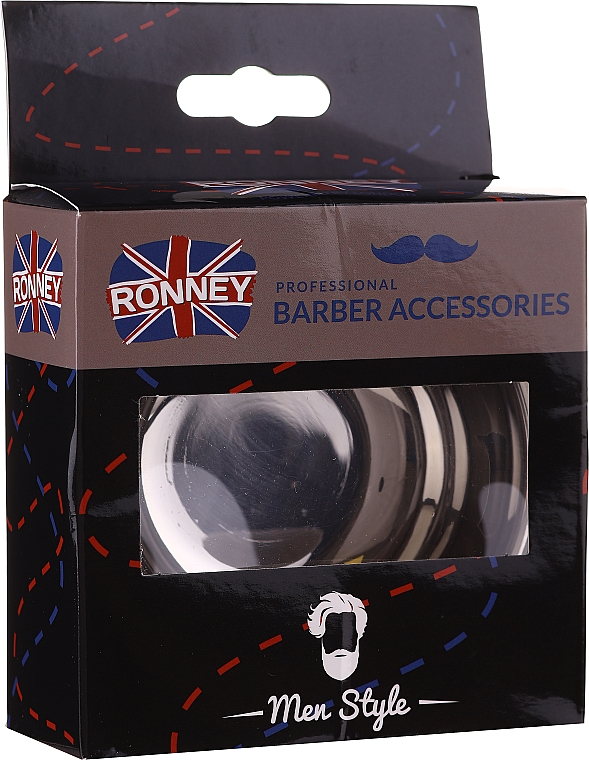 Miseczka do mydła po goleniu - Ronney Professional Barber Accessories Men Style — Zdjęcie N1