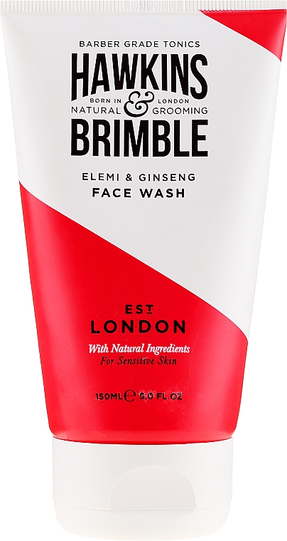 Oczyszczający żel do twarzy - Hawkins & Brimble Elemi & Ginseng Face Wash