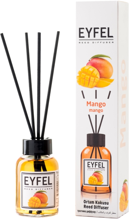 Dyfuzor zapachowy Mango - Eyfel Perfume Reed Diffuser Mango — Zdjęcie N3