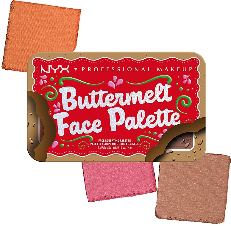 Paleta do makijażu twarzy - NYX Professional Makeup Buttermelt Face Palette — Zdjęcie N4