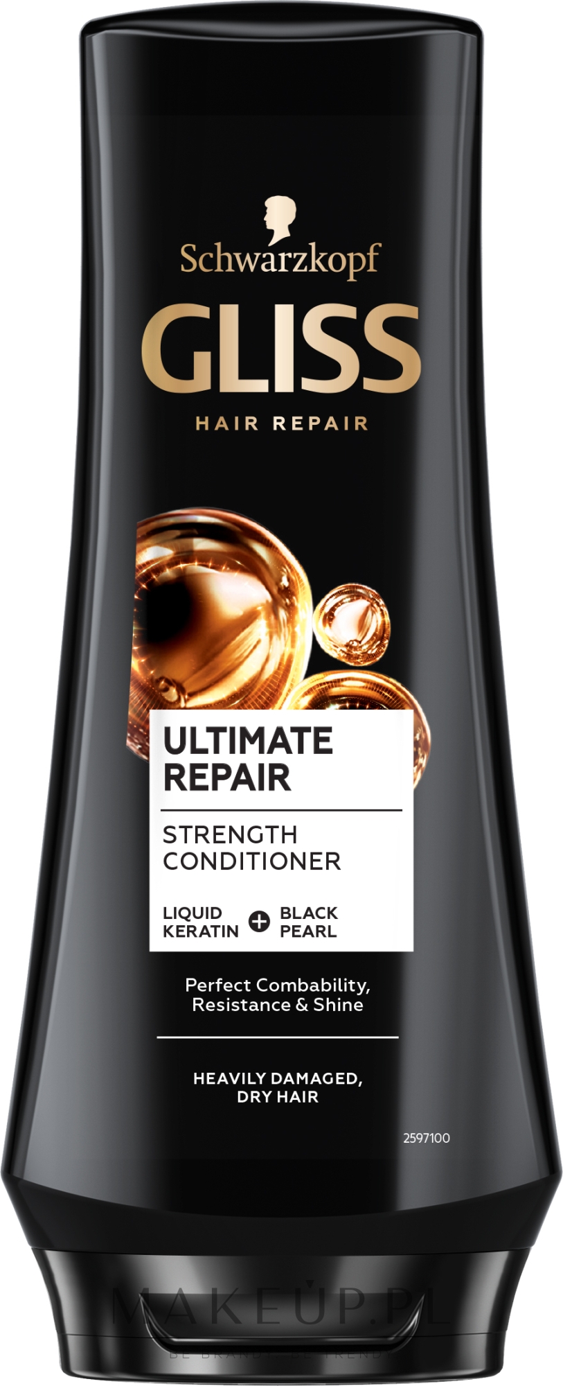 Gliss Kur Ultimate Repair - Odżywka do włosów bardzo zniszczonych i suchych — Zdjęcie 200 ml