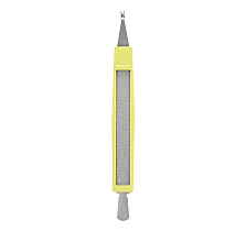 Kup Trymer do skórek z pilnikiem 3w1, żółty - Beter Cuticle Cutter With Cuticle Pusher And File