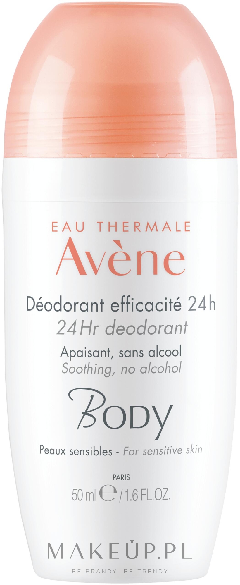 Dezodorant w kulce do skóry wrażliwej - Avène 24H Deodorant — Zdjęcie 50 ml