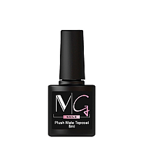 Matowy top do paznokci - MG Nails Plush Matte Top Coat — Zdjęcie N1