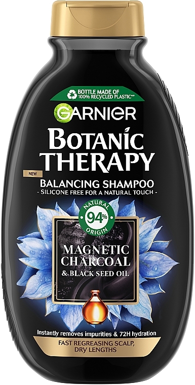 Balansujący szampon Węgiel Magnetyczny - Garnier Botanic Therapy Balancing Shampoo