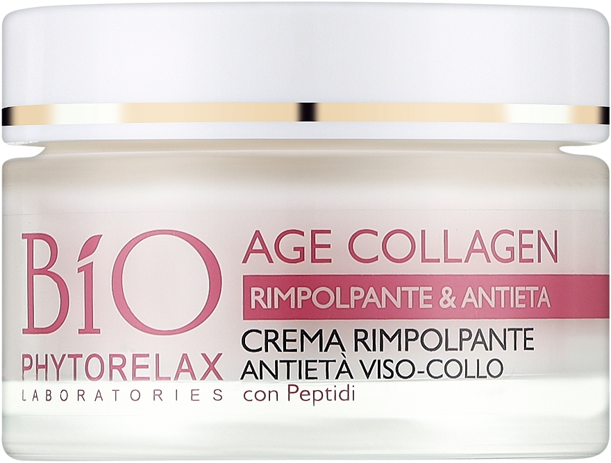 Krem przeciwstarzeniowy do twarzy i szyi - Phytorelax Laboratories Bio Age Collagen Anti-Age Plumping Cream — Zdjęcie N1
