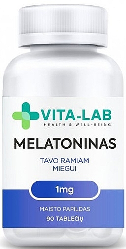 Suplement diety Melatonina - Vita-Lab Melatonin 1 mg — Zdjęcie N1