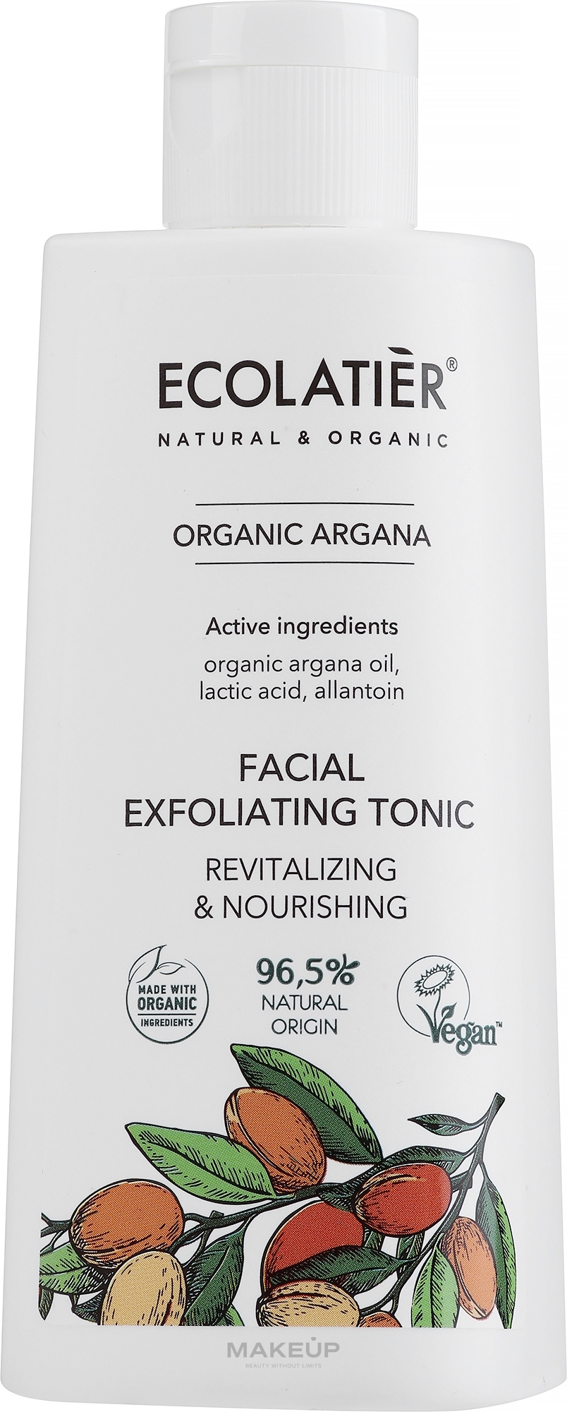 Tonik do twarzy Odbudowa i odżywienie - Ecolatier Organic Argana Revitalizing And Nourishing Facial Tonik — Zdjęcie 150 ml