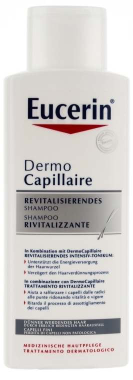 Rewitalizujący szampon do włosów - Eucerin DermoCapillaire Re-Vitalizing Shampoo — Zdjęcie N2