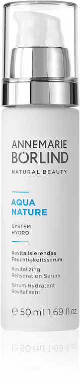 Nawilżające serum do twarzy z kwasem hialuronowym - Annemarie Borlind Aquanature Hydro Revitalizing Rehydration Serum — Zdjęcie N1