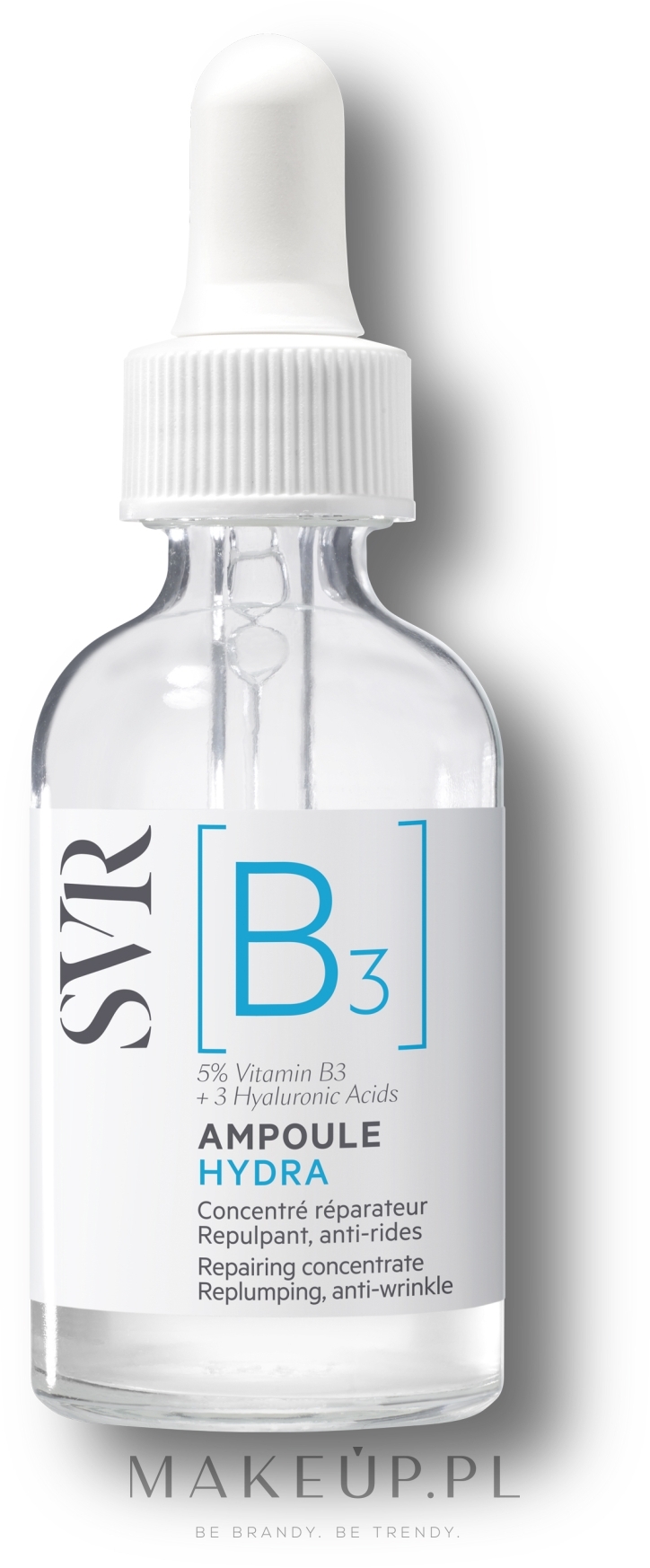 Wypełniający koncentrat przeciwzmarszczkowy z witaminą B3 - SVR [B3] Ampoule Hydra Repairing Concentrate — Zdjęcie 30 ml
