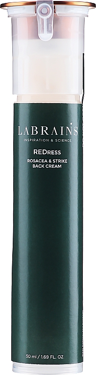 Krem do skóry z trądzikiem różowatym - Labrains Redress Rosacea & Strike Back Cream (zapas)  — Zdjęcie N2