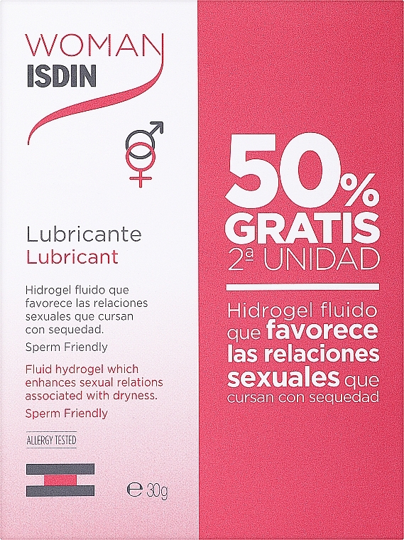 Zestaw - Isdin Isdin Woman Hydrogel Lubricant (lubricant/2x30g)  — Zdjęcie N1