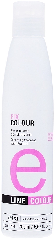 Odżywka chroniąca kolor włosów farbowanych - Eva Professional E-line Fix Colour Treatment — Zdjęcie N4