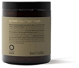 Kup Maska nabłyszczająca do włosów w odcieniach złotego blondu - Oway Sunset Hour Hair Mask