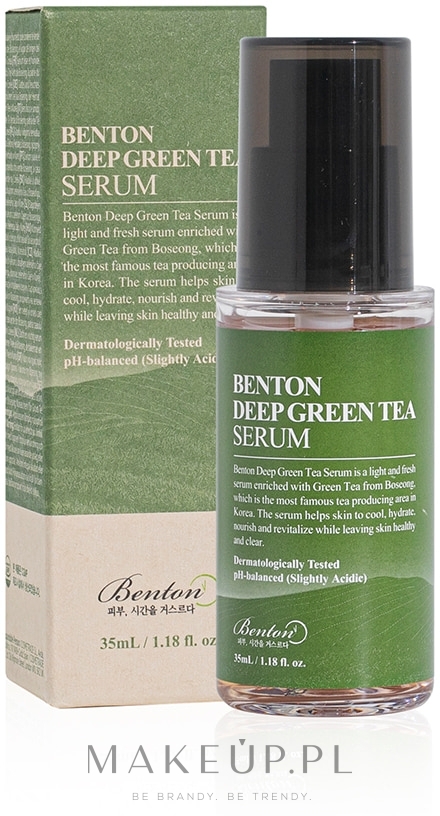 Serum do twarzy z wyciągiem z zielonej herbaty - Benton Deep Green Tea Serum — Zdjęcie 30 ml