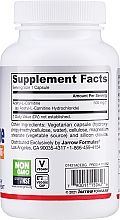 Acetylokarnityna w kapsułkach - Jarrow Formulas Acetyl L-Carnitine 500 mg — Zdjęcie N2