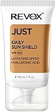 Przeciwsłoneczny krem do twarzy na dzień SPF 50 - Revox Just Daily Sun Shield UVB + UVA Filters SPF 50 + — Zdjęcie N1