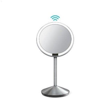 Lusterko sensorowe z funkcją dotyku i wykrywania ruchy, okrągłe, 12 cm - Simplehuman Sensor Mirror Compact — Zdjęcie N1