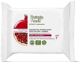 Chusteczki do demakijażu, 25 sztuk - Bottega Verde Beauty Extracts Make-up Remover Wipes — Zdjęcie N1