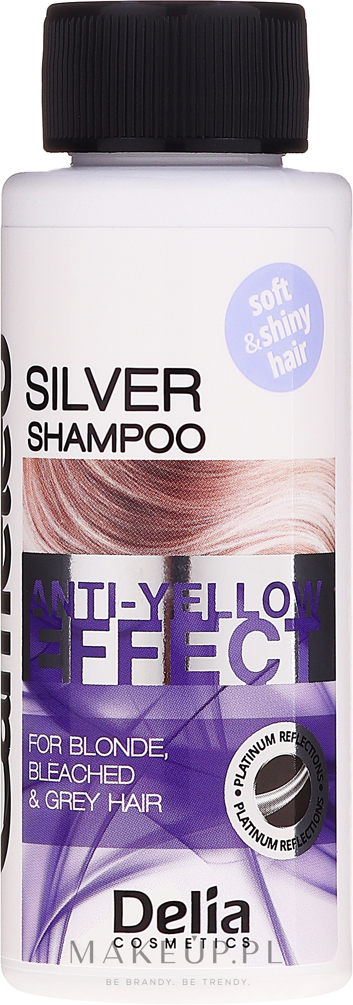 Cameleo Silver Shampoo Anti-Yellow Effect - Szampon do włosów siwych, blond i rozjaśnionych — Zdjęcie 50 ml