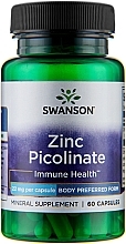 Kup Suplement diety Pikolian cynku, 22 mg, 60 szt. - Swanson Zinc Picolinate Body Preferred Form