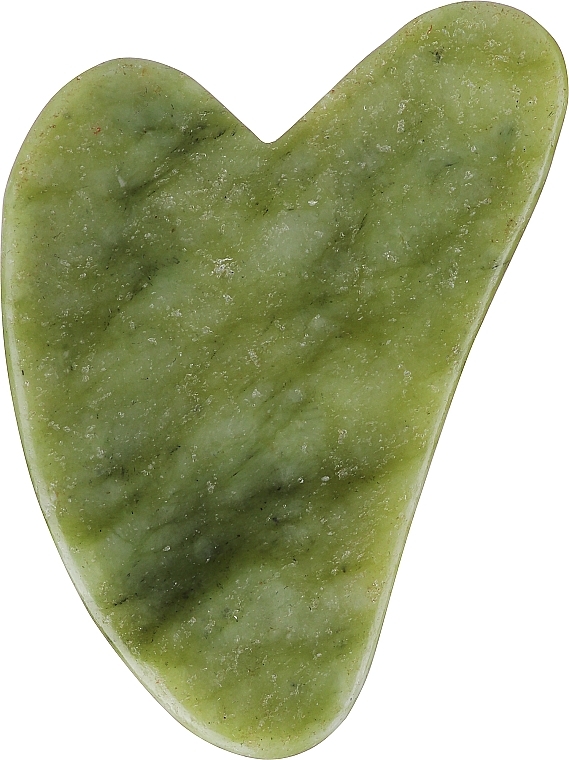 Masażer do twarzy, jadeit - Palsar7 Guasha Green Xiuyan Jade Massage Plate — Zdjęcie N1