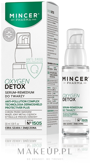 Serum-remedium do twarzy - Mincer Pharma Oxygen Detox N°1505 — Zdjęcie 30 ml