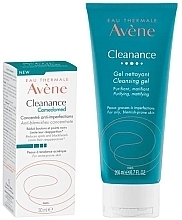 Zestaw dla mężczyzn - Avene Cleanance Anti-Blemishes Concentrate (f/concentrate/30ml + cl/gel/200ml) — Zdjęcie N2