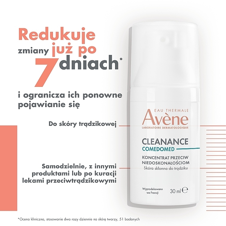 Koncentrat przeciw niedoskonałościom - Avène Cleanance Comedomed Anti-Blemishes Concentrate — Zdjęcie N5