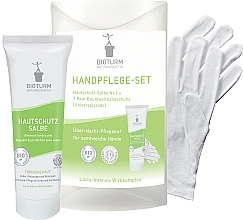 Kup PRZECENA! Zestaw do pielęgnacji suchych rąk - Bioturm Hand Care Set (cr/50 ml + gloves) *