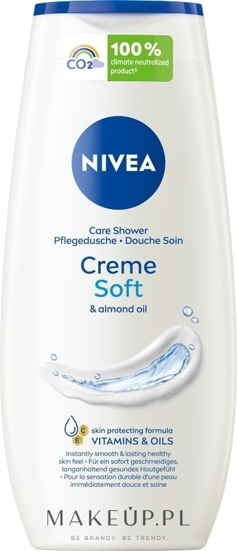 Pielęgnujący żel pod prysznic Olej migdałowy - NIVEA Creme Soft Shower — Zdjęcie 500 ml