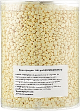 Gorący wosk polimerowy w granulkach Biała czekolada - Tufi Profi Premium — Zdjęcie N3