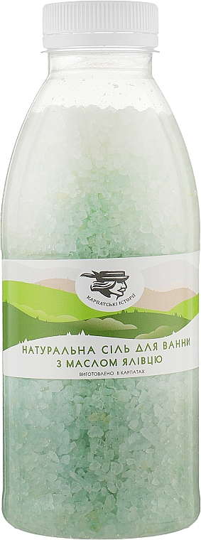 Naturalna sól do kąpieli z olejkiem jałowcowym - Karpatski istorii