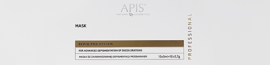 Maska do głębokiej depigmentacji plam starczych - APIS Prîfessional Depiq Pro System — Zdjęcie N1