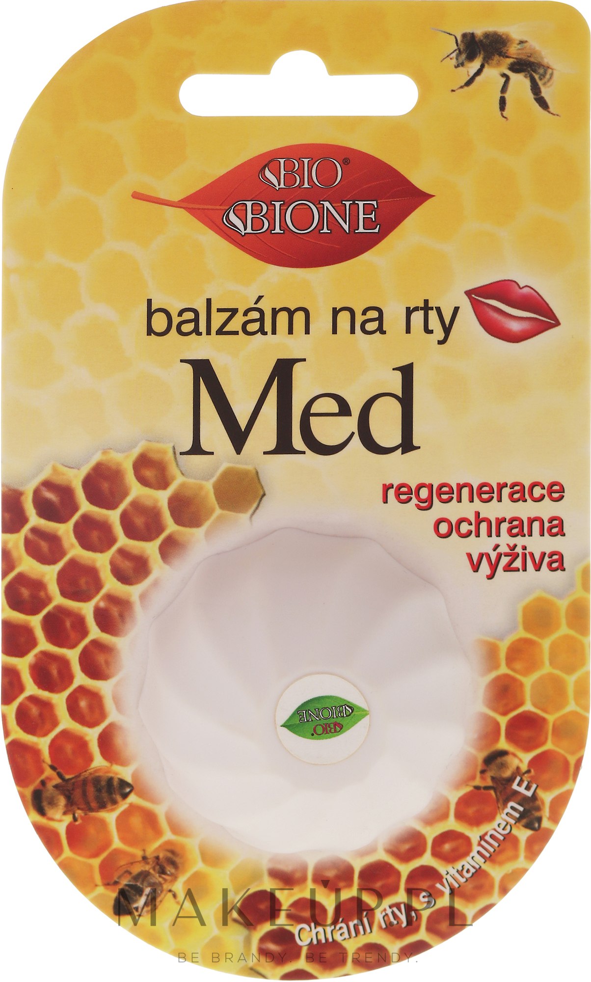 Balsam do ust Miód - Bione Cosmetics Honey Lip Balm — Zdjęcie 6 ml