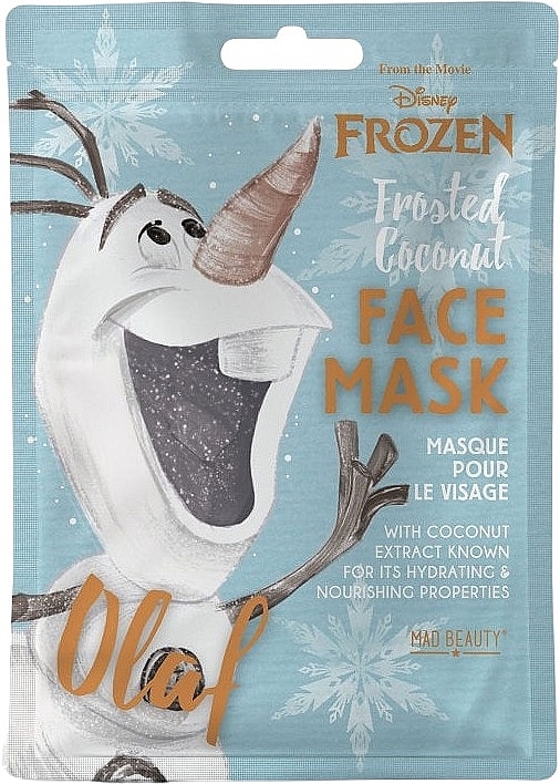 Maska do twarzy - Disney Mad Beauty Frozen Frosted Coconut Olaf — Zdjęcie N1