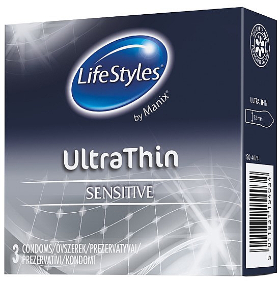 Prezerwatywy, 3 szt. - LifeStyles Ultrathin — Zdjęcie N1
