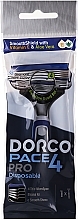 PREZENT! Jednorazowa maszynka do golenia z 4 ostrzami - Dorco Pace 4 PRO — Zdjęcie N1