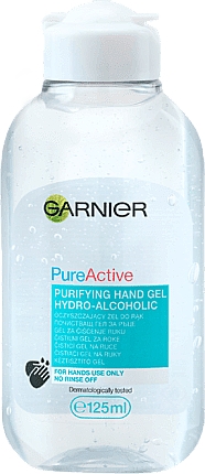 PREZENT! Antybakteryjny żel do rąk - Garnier PureActive Purifying Hydro-Alcoholic Hand Gel — Zdjęcie N1