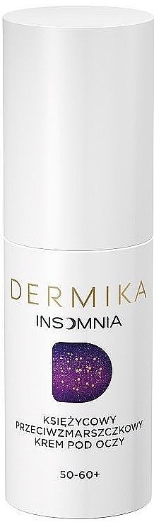 Księżycowy przeciwzmarszczkowy krem pod oczy - Dermika Insomnia Moonlight Anti-Wrinkle Eye Cream  — Zdjęcie N1