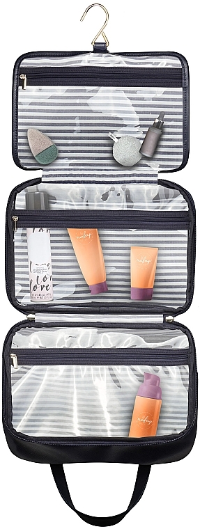 Kosmetyczka - Gillian Jones Organizer Cosmeticbag With Hangup Function Dark Blue — Zdjęcie N3
