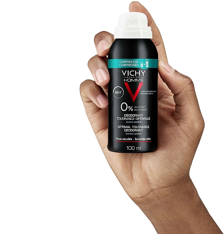 Dezodorant dla mężczyzn Optymalny komfort dla skóry wrażliwej - Vichy Optimal Tolerance Deodorant 48H — Zdjęcie N4