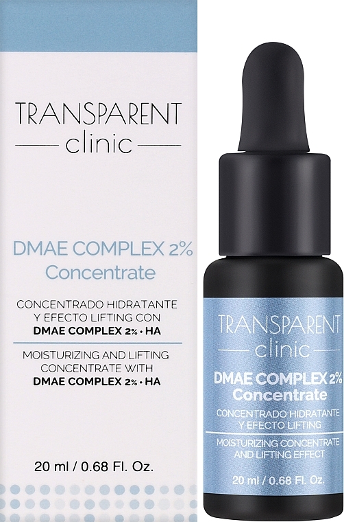 Koncentrat do pielęgnacji twarzy - Transparent Clinic DMAE Complex 2% Concentrate — Zdjęcie N2