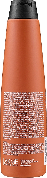 Nawilżający szampon ze 100% organicznym olejem arganowym - Lakmé K.Therapy Bio-Argan Shampoo — Zdjęcie N2