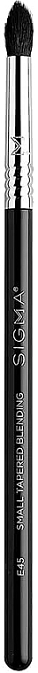 Pędzel do blendowania cieni na dolnej powiece - Sigma Beauty E45 Small Tapered Blending Brush — Zdjęcie N1