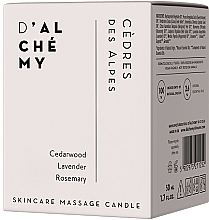 Świeca do masażu twarzy i ciała - D'Alchemy Skincare Massage Candle — Zdjęcie N2