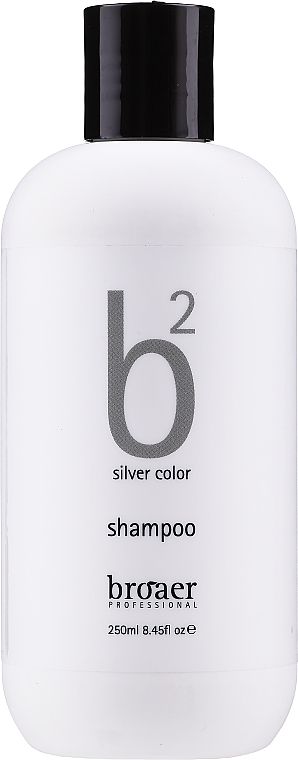 Szampon do włosów blond i siwych - Broaer B2 Silver Color Shampoo — фото N1
