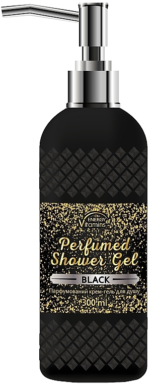 Perfumowany kremowy żel pod prysznic - Energy of Vitamins Perfumed Black — Zdjęcie N1