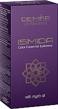 Kup Koloryzujący krem do brwi z olejkiem z mirry - DeMira Professional Ismida Color Cream For Eyebrows